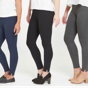 Spanx Pull On Ankle Ponte Pants Black Size M.